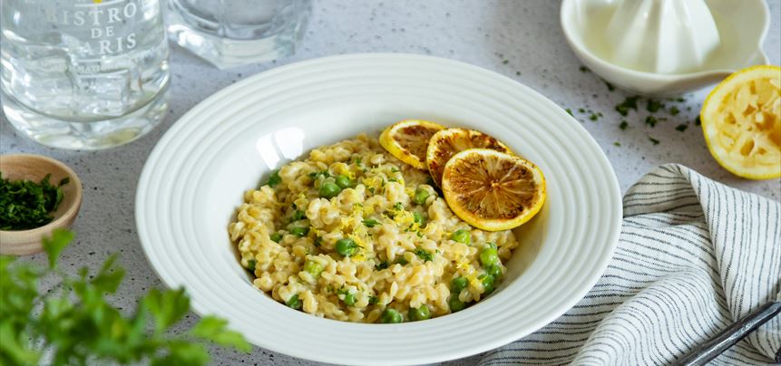 Imagen de Falso risotto de limón y guisantes