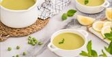 Imagen de Crema fría de guisantes al limón