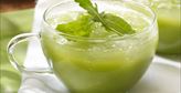 Imagen de Crema fría de guisantes y rúcula