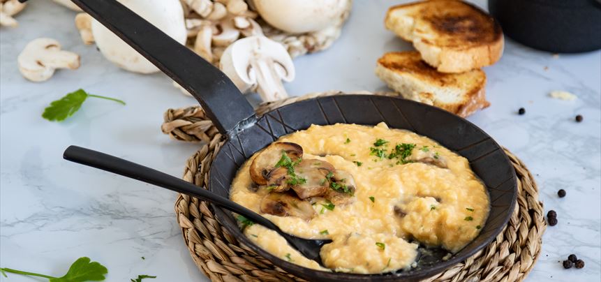 Imagen de Huevos revueltos con champiñones
