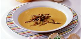 Imagen de Crema de alubias con setas