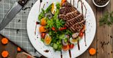 Imagen de Filete de ternera a la plancha con ensalada