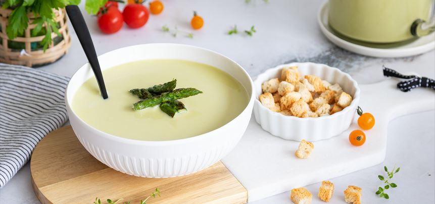 Imagen de Crema de espárragos casera