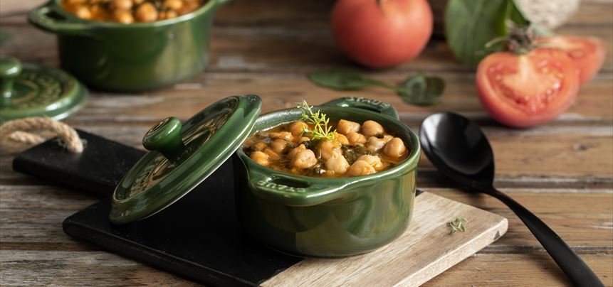 Imagen de Garbanzos con espinacas