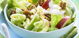 Imagen de Ensalada de manzanas y nueces