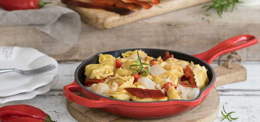 Imagen de Salteado de bacalao y pasta