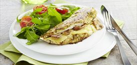 Imagen de Pollo relleno de champiñones y queso emmental