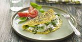 Imagen de Tortilla de espinacas y queso fresco