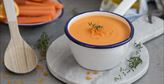 Imagen de Crema de zanahorias a la naranja