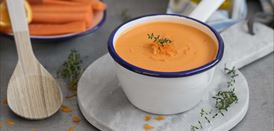 Imagen de Crema de zanahorias a la naranja