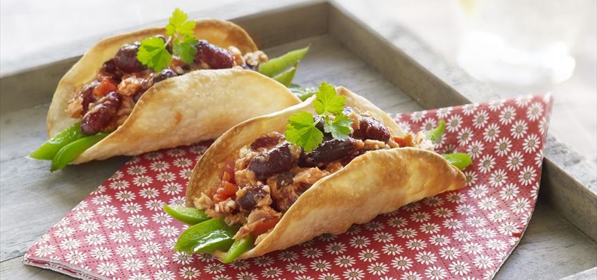 Imagen de Burritos con atún y pimientos