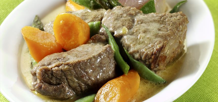 Imagen de Blanqueta de ternera con verduras