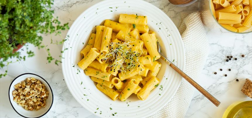 Imagen de Pasta con salsa de calabaza