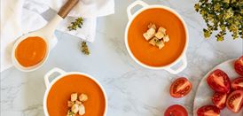 Imagen de Crema de tomate y pimiento