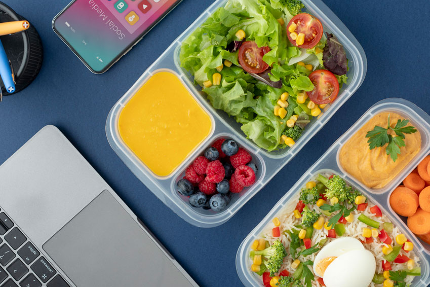 Preparando una ensalada