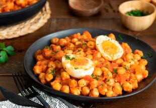 Garbanzos con tomate